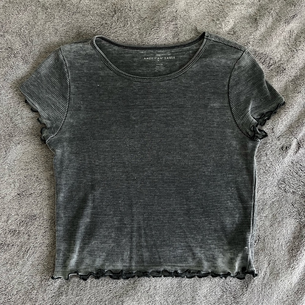 Lettuce trim short sleeved top (S)